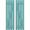 Ekena Millwork Americraft 4-Board (2 Batten) Wood Spaced Board-n-Batten Shutters w/ Z-Bar, ARW102SB415X43PTH, PR ARW102SB415X43PTH - alternate 1